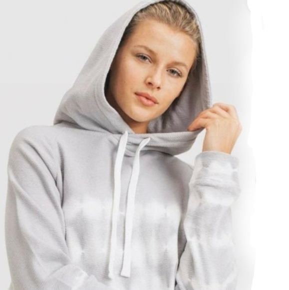 Mono b Cropped Wave Hoodie - Picture 3 of 9